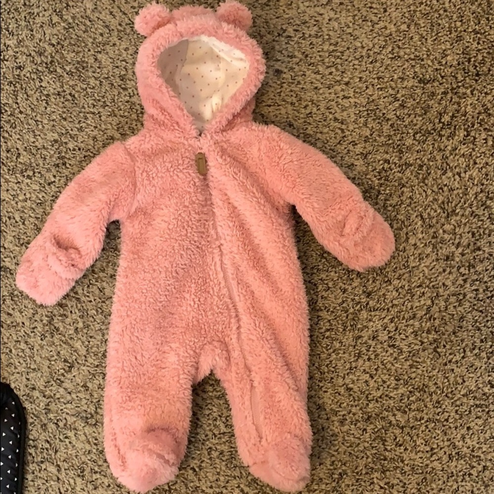 Newborn Sherpa snowsuit